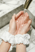 Faixa de Pulso Atoalhada para Skincare